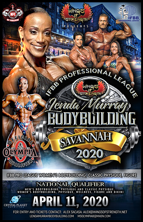 Stephen Bierer 2020 IFBB Lenda Murray Pro Bodybuilding Savannah
